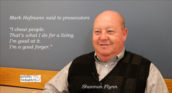 Shannon Flynn describes conversation between prosecutors & Mark Hofmann