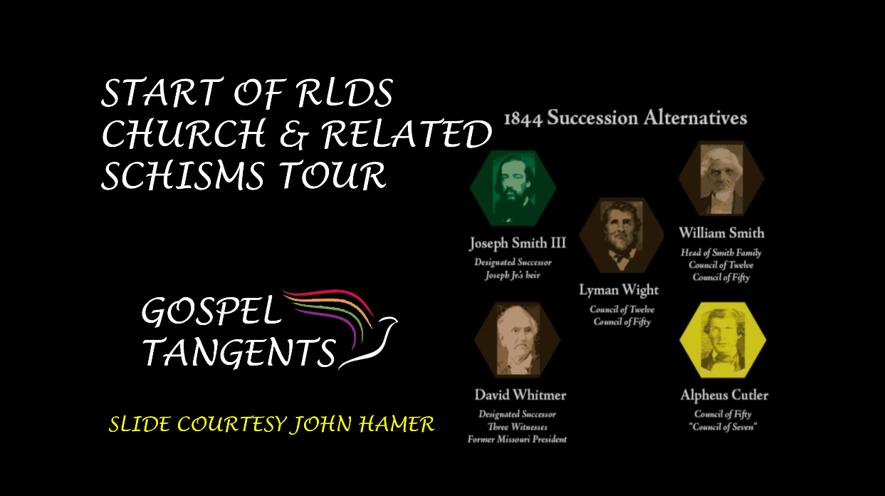 Mormon Schisms Tour - Start of RLDS Church & Mormon Schisms Tour - Mormon History Podcast