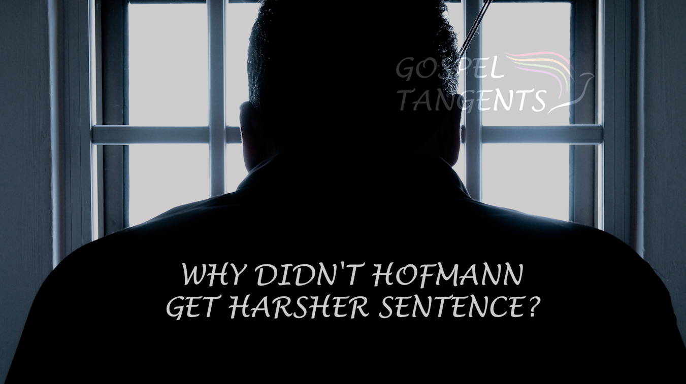 George Throckmorton tells why the Hofmann sentence was so light for killing 2 people.