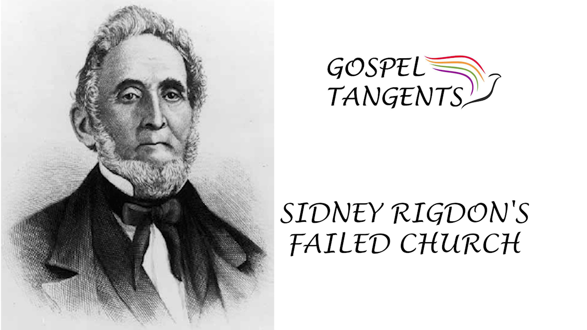 William Bickerton was baptized by Sidney Rigdon, but soon became disillusioned with Rigdon's leadership.