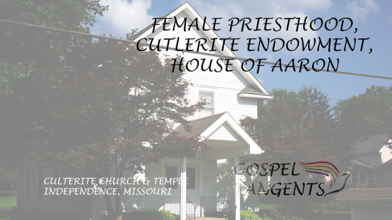 Female Priesthood Cutlerite Endowment And House Of Aaron Part 6 Of 8 Gospel Tangents 1196