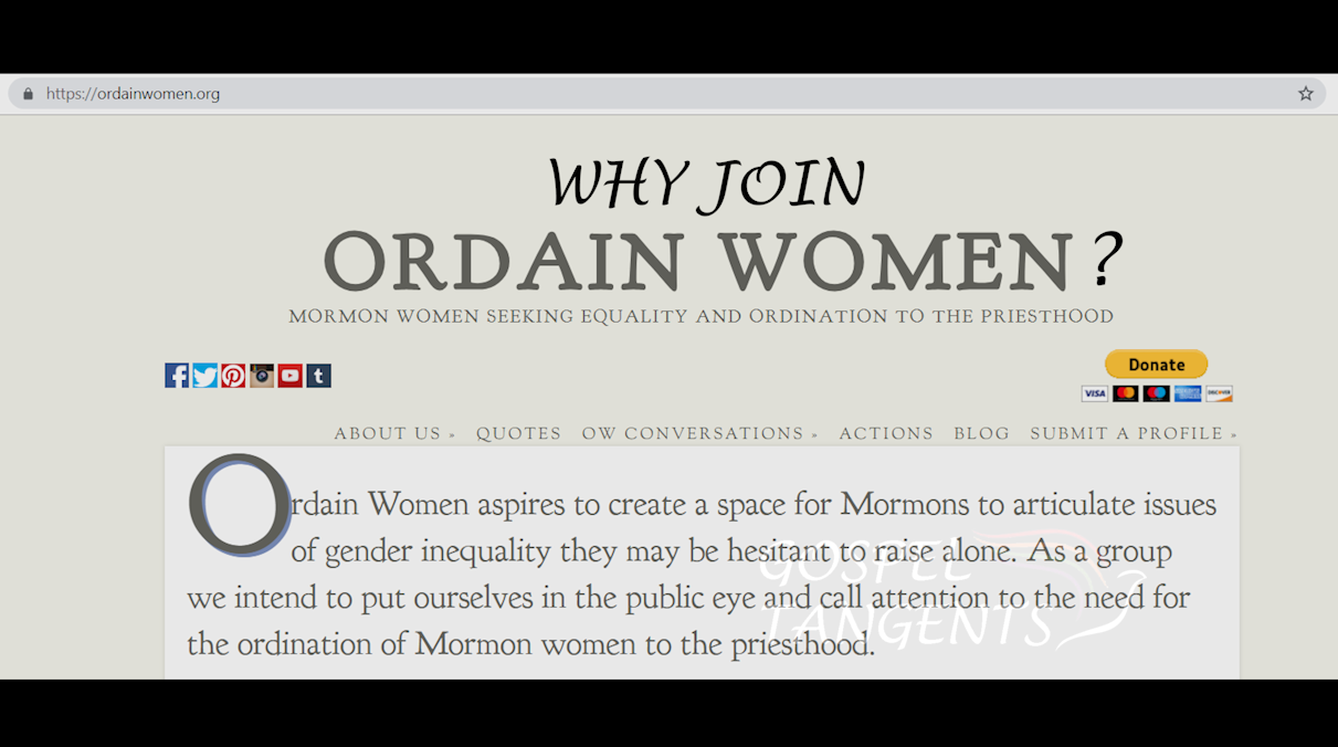 Bryndis Roberts explains how she got involved in Ordain Women.