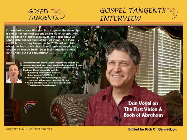 Dan Vogel - Dan Vogel on First Vision, Book of Abraham - Mormon History Podcast