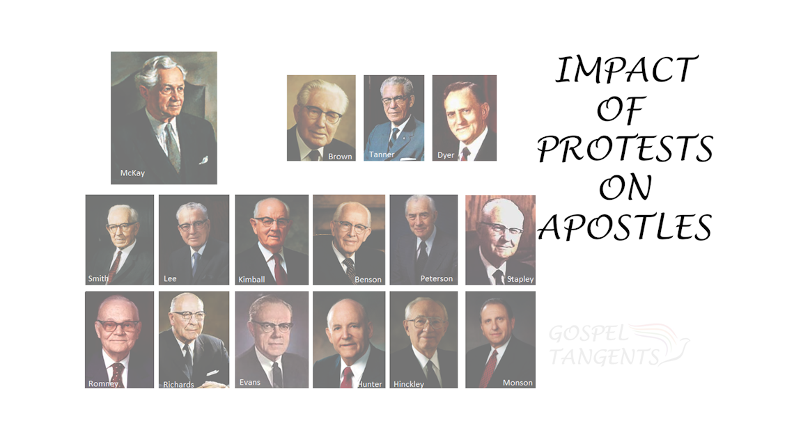 - *Impact of Protests on Apostles (Part 7 of 7) - Mormon History Podcast