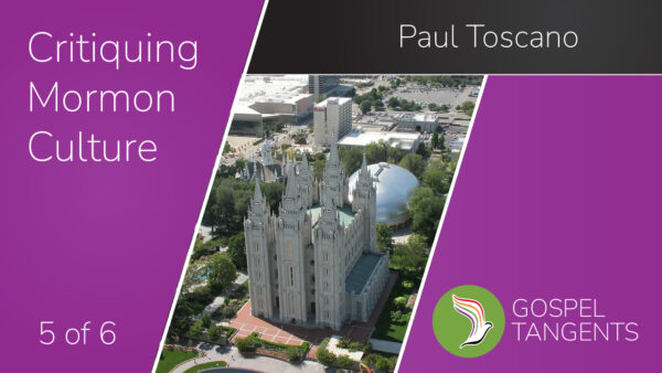 Paul Toscano has strong words about Mormon culture.