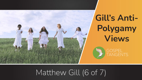 Matthew Gill tells his anti-polygamy views and why Joseph was not a polygamist.