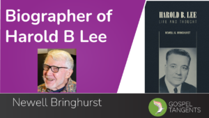 Newell Bringhurst has published a new biography of prophet Harold B. Lee.