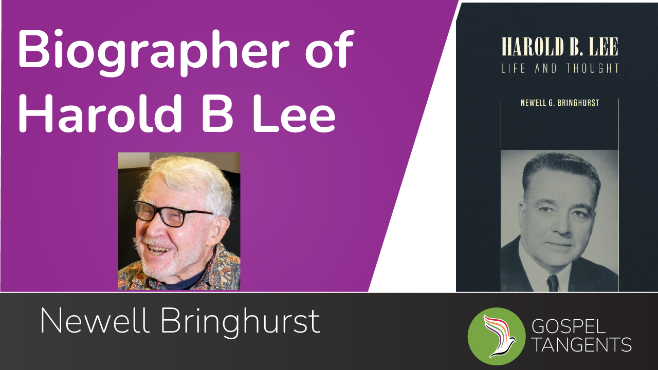 Newell Bringhurst has written the newest biography of Harold B Lee.