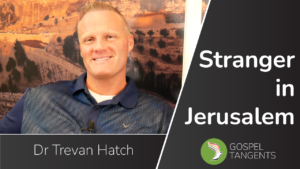 Dr Trevan Hatch teaches at BYU, is a Jewish Studies scholar, and is the author of "A Stranger in Jerusalem."