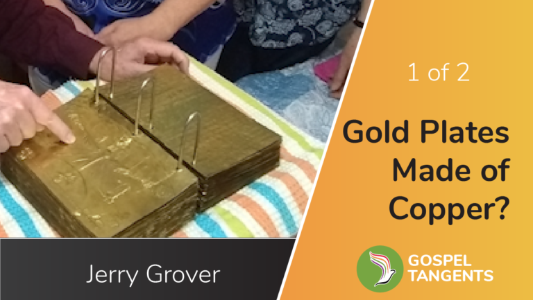 Were Golden Plates made of copper?