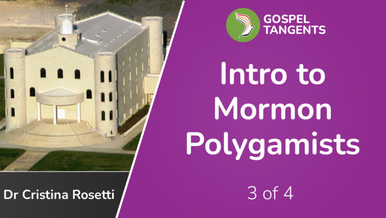 Cristina Rosetti talks about her intro to modern Mormon polygamists.