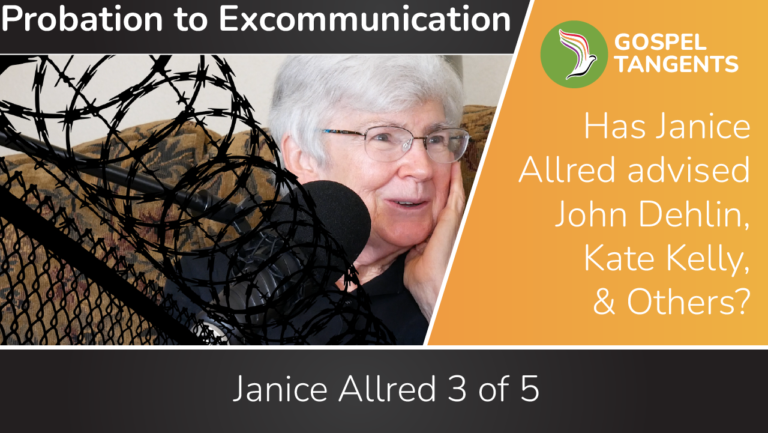 Janice Allred discusses her excommunication and the excommunication of others.