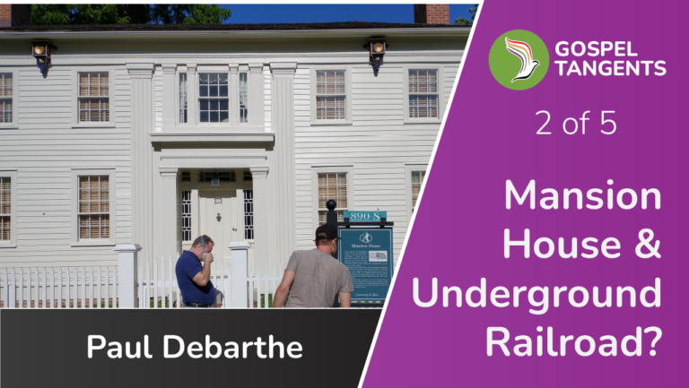 Was Mansion House a stop on Underground Railroad?