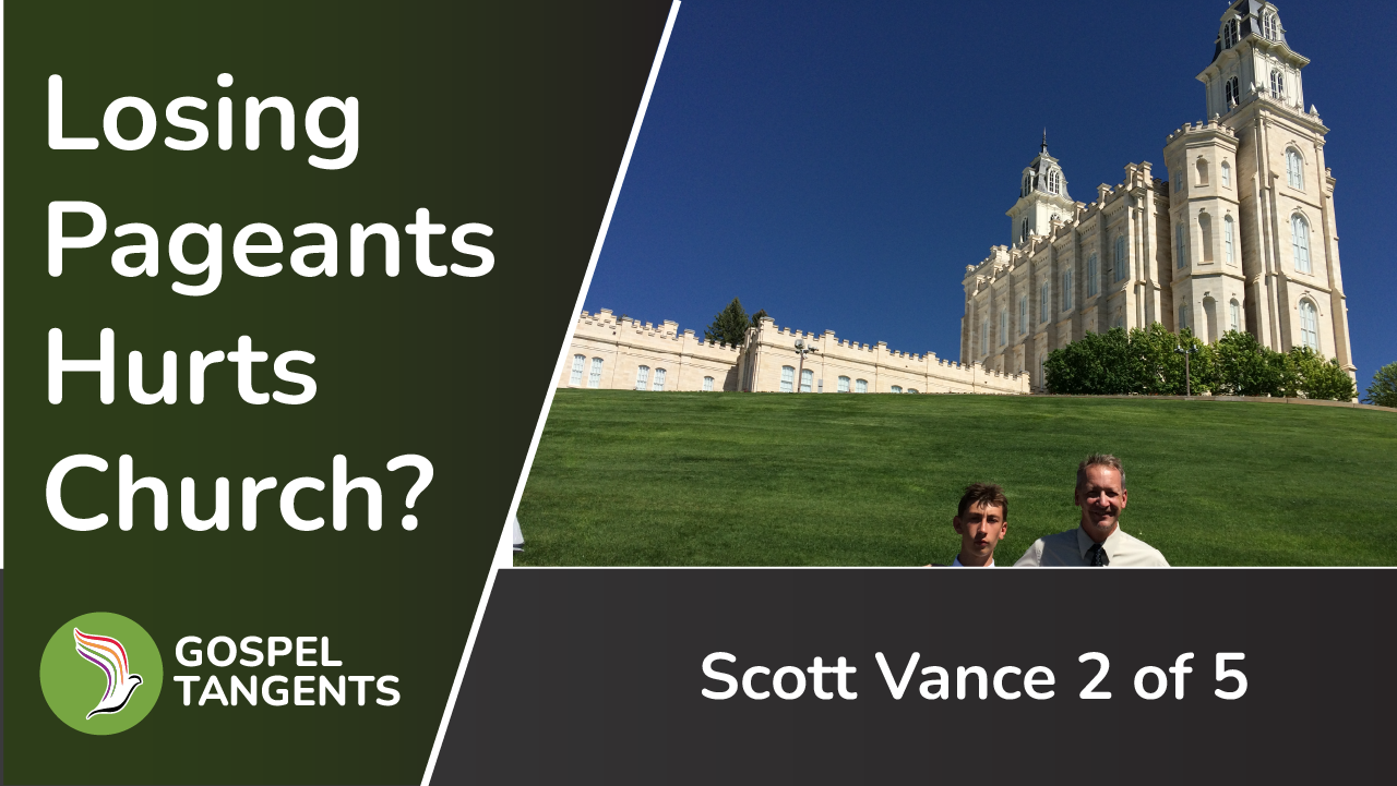 Scott Vance believes 2 hour church and loss of pageants hurts LDS Church retention.