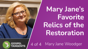 Dr Mary Jane Woodger co-wrote "50 Relics of the Restoration" with Dr Casey Griffiths. Mary Jane shares her favorite relics of restoration.