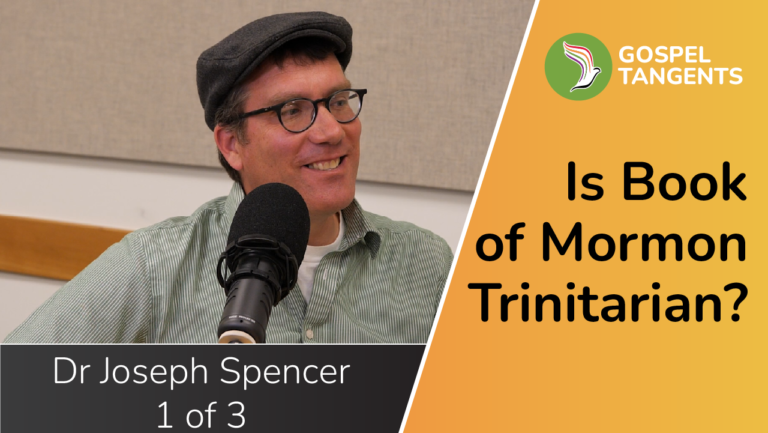 Dr Joseph Spencer is Pres of Book of Mormon Studies Assoc & teaches philosophy at BYU.