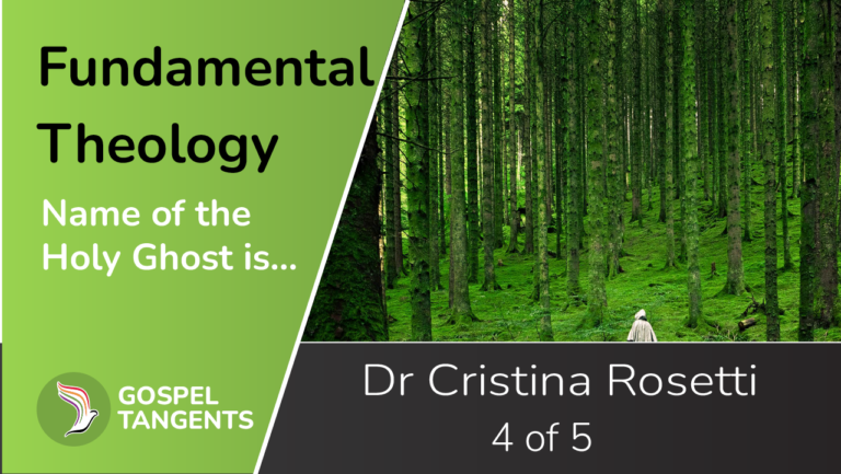 Dr Cristina Rosetti shares some interesting Fundamentalist Mormon Theology.