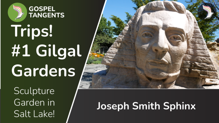 Gilgal Garden in Salt Lake City has a Joseph Smith Sphinx!