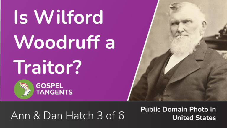 Do polygamists think Wilford Woodruff is a traitor for getting rid of polygamy?