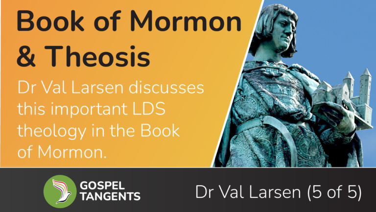 Dr Val Larsen discusses theosis in the Book of Mormon.