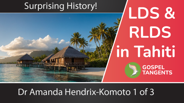 Amanda Hendrix-Komoto discusses history of RLDS & LDS in Tahiti.