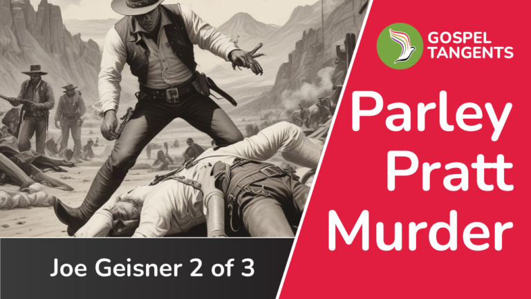 Joe Geisner discusses the Parley Pratt murder just prior to the Mountain Meadows Massacre. What documents are lost to history?