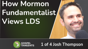 Josh Thompson of the Apostolic United Brethren shares his views of how a Mormon Fundamentalist views the LDS Church.