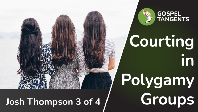 Josh Thompson describes courtship for polygamists.