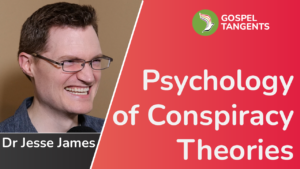 Dr Jesse James is a research psychologist. He discusses the psychology of conspiracy theories.