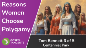 Tom Bennett of Centennial Park discusses reasons why women choose polygamy in Centennial Park, a Mormon fundamentalist group.