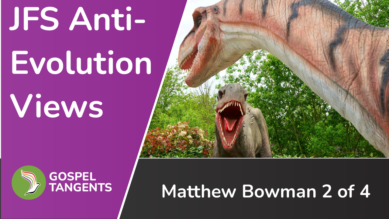 Joseph Fielding Smith: evolution was not something he thought highly of.
