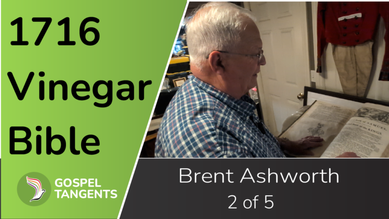 Brent Ashworth shows off his Vinegar Bible, a Titanic ad, & much more!