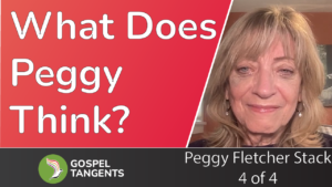 Mormon History Podcast Episodes - first vision controversy People want to know what Peggy Fletcher Stack's opinion, but she says it is against journalist ethics.