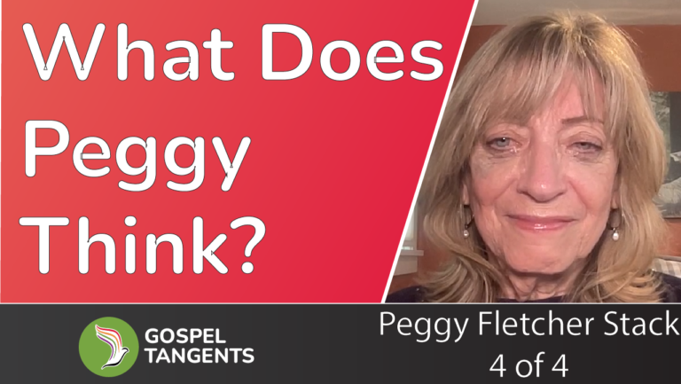 People want to know what Peggy Fletcher Stack's opinion, but she says it is against journalist ethics.