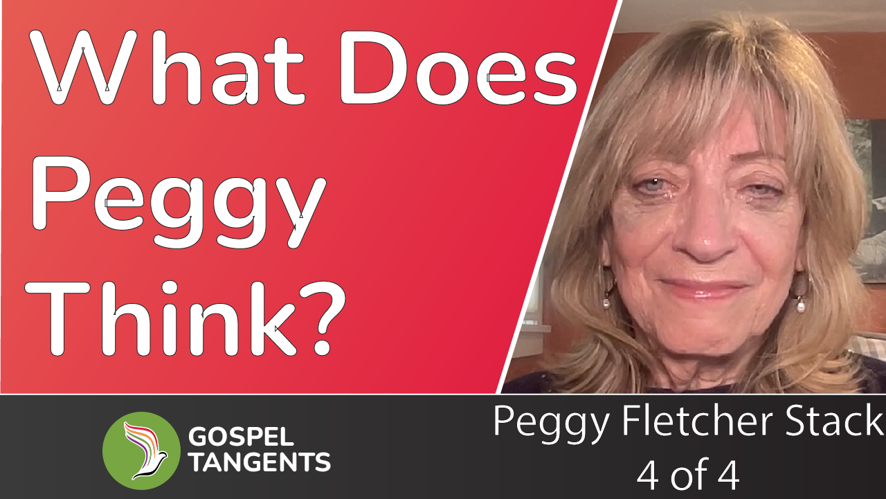 People want to know what Peggy Fletcher Stack's opinion, but she says it is against journalist ethics.