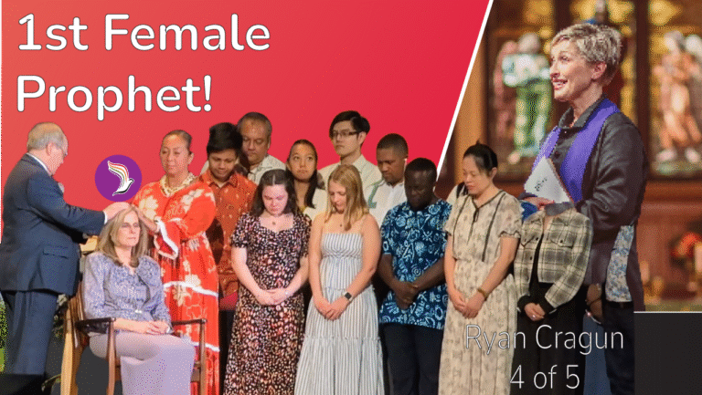 Stassi Cramm was ordained 1st female prophet-president of Community of Christ on June 1, 2025.