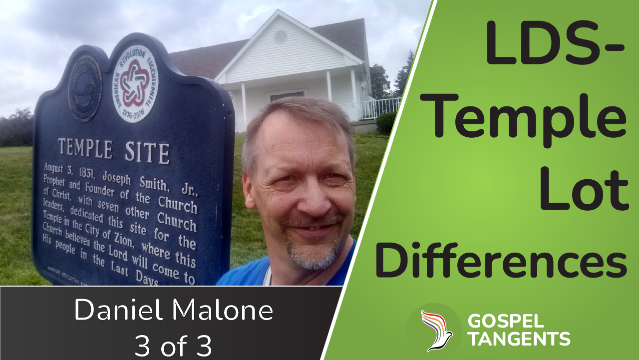 Daniel Malone of the Church of Christ discusses LDS-Temple Lot difference with the LDS Church.