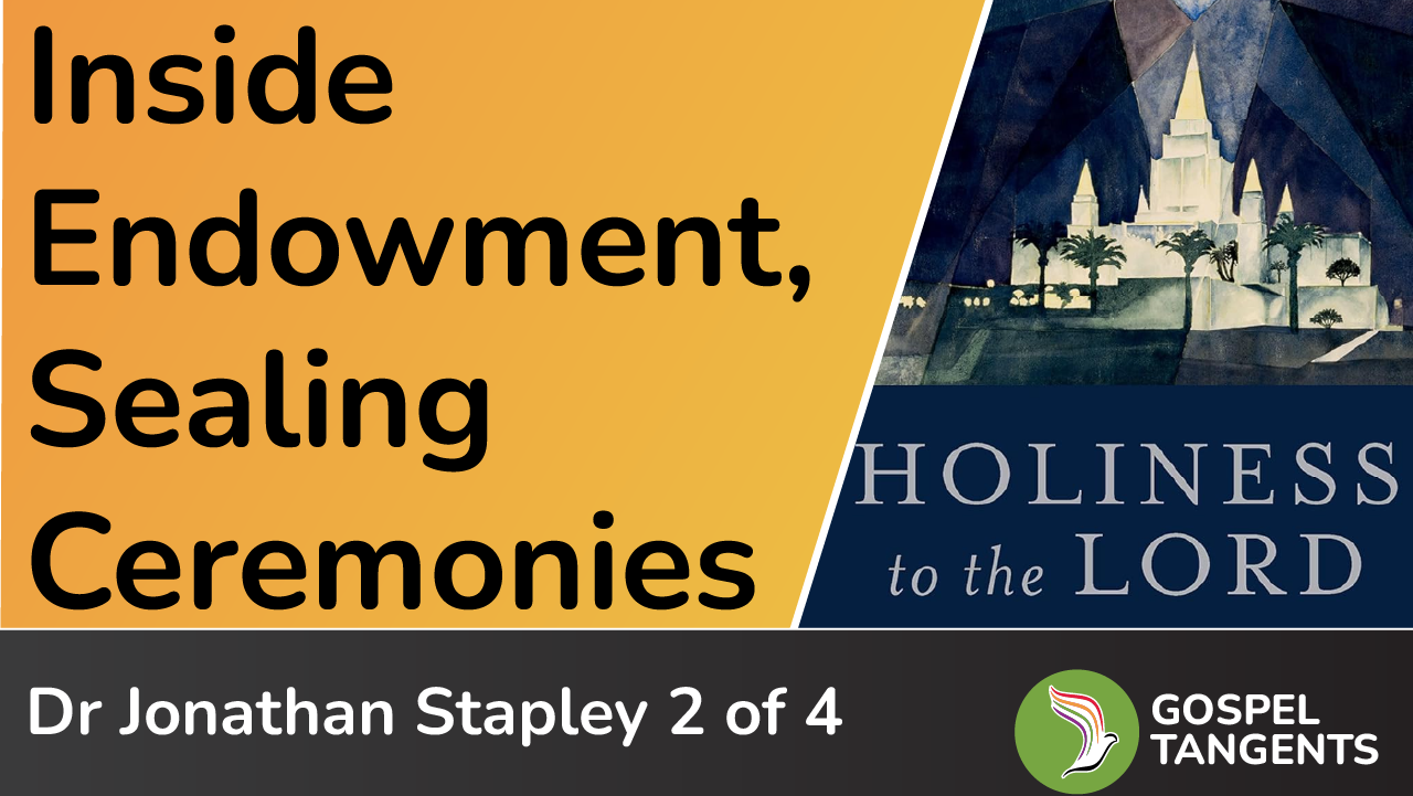 Dr Jonathan Stapley takes us inside LDS Temple ceremonies.
