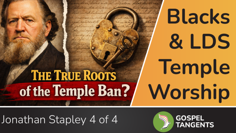 Jonathan Stapley discusses race & LDS Temples, caring for the dead, and how polygamy was replaced by temple work.
