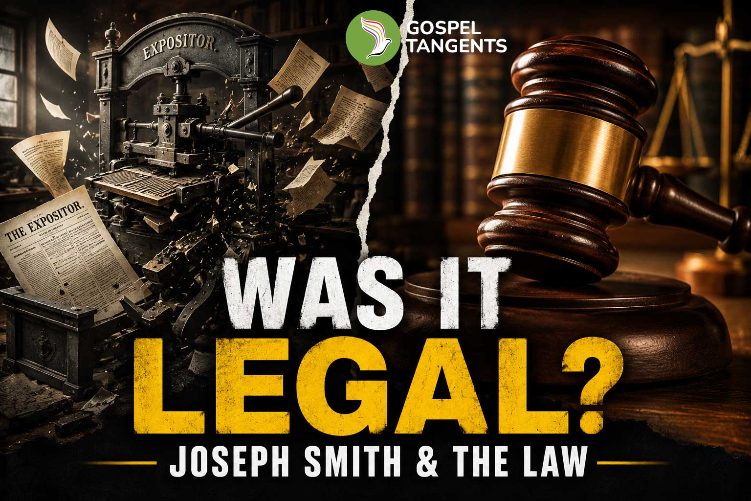 1a-WasItLegalLogo Why was Joseph Smith killed? Why did the Nauvoo Expositor paint him as a "tyrant in waiting"? Nathan Oman explains.