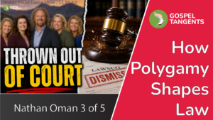 Oman is the author of 2 volumes of Law and the Restoration Volume 1 and Volume 2, from Greg Kofford Books. He discusses the case to end polygamy in the LDS Church.