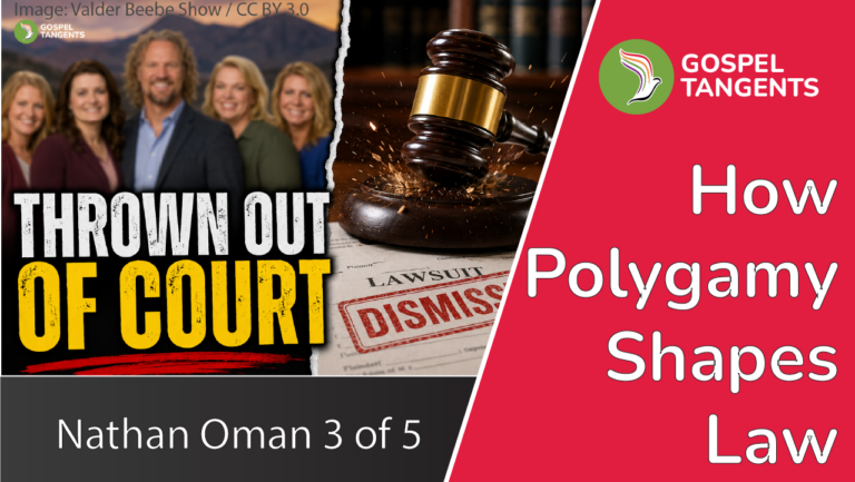 Oman is the author of 2 volumes of Law and the Restoration Volume 1 and Volume 2, from Greg Kofford Books. He discusses the case to end polygamy in the LDS Church.