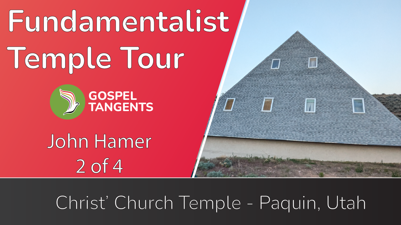 John Hamer tells how Joseph Smith got the idea of temples.